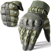 Men'S Hard Shell Protective Gloves, Touch Screen Tactical Gloves, Suitable for Outdoor Sports, Climbing, Hiking, Men And Women, Summer Winter