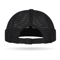 🔥Men’s Breathable Brimless Docker Hat – Lightweight Mesh Skull Cap for Summer Outdoor Wear