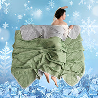 1pc Cool-Sense Summer Quilt | Soft, Ultrasonic Embossed, Non-fading, All-Season, Machine Washable, Suitable for Bedroom, Living Room, Guest Room Use