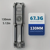 ANYICE 1pc 400Mah/800Mah Super Bright Zoomable Flashlight, Portable, Rechargeable Long Shot IPX4 ABS Strong Light Led Flashlight, Telescopic Zoom Torch for Outdoor Home Lighting