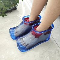 Portable Foot Soak Bath Basin for Pedicure and Heat Relax - Blood Circulation Enhancement, Unscented, Non-Electric, No Battery Required