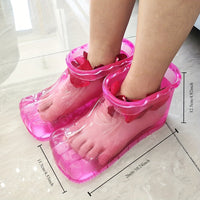 Portable Foot Soak Bath Basin for Pedicure and Heat Relax - Blood Circulation Enhancement, Unscented, Non-Electric, No Battery Required