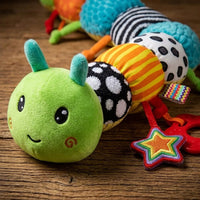 Baby Sensory Plush Musical Caterpillar Toy – Soft and Colorful | Engaging Sounds | Supports Developmental Skills | Ideal for Infants