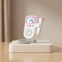 Baby Heartbeat Monitor - Backlit LCD Screen | Pregnancy Heartbeat Monitor | Real-Time Audio Output | Fetal Heart Rate Monitoring at Home