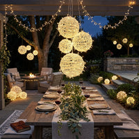 Atmospheric LED Light Ball for Indoors & Outdoors – A Stunning Glow | Indoor Use | Outdoor Ambiance | Versatile Lighting Solution