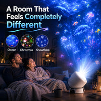 🌊 Timbe™ Dynamic Rotating LED Projector Light