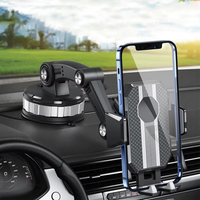 Handyhalterung Auto GripTech | Starke Saugnapf-Haftung | 360° Rotation | Einhandbedienung