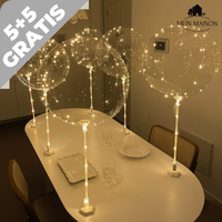 5+5 GRATIS | PartyGlow – Erleuchte jede Party mit warmem, wiederverwendbarem LED-Luftballon-Strahlerlicht