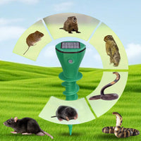 🔥Hot Sale 50% OFF☘️Vodlans™ Solar Powered Waterproof Screw Mole Repellent