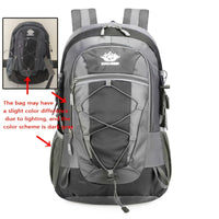 Multi Functional Outdoor Moutaineering Bag, Lightweight Travel Hiking Luggage Storage Backpack, Can Fix Hiking Poles, The Bag May Have a Slight Color Difference Due to Lighting