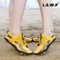 Men's Wading Shoes, Anti-Slip, Breathable Knit Mesh Indoor Yoga Shoes, Wide Toe Box