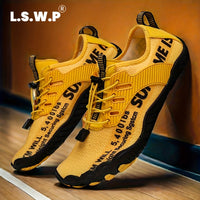 Men's Wading Shoes, Anti-Slip, Breathable Knit Mesh Indoor Yoga Shoes, Wide Toe Box