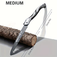 AIRAJ Industrial-Grade Folding Saw, a Manual Cutting Tool with a Non-Slip Durable Handle, Suitable for Outdoor Use, Available in Three Specifications, No Batteries Required