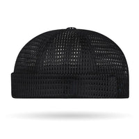 🔥Men’s Breathable Brimless Docker Hat – Lightweight Mesh Skull Cap for Summer Outdoor Wear