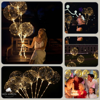 5+5 GRATIS | PartyGlow – Erleuchte jede Party mit warmem, wiederverwendbarem LED-Luftballon-Strahlerlicht