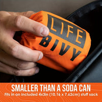 1/2pcs Emergency Sleeping Bag, Survival Bivy Sack, Emergency Blanket, Survival Gear for Outdoor Hiking Camping