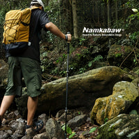 1 Nordic Telescopic Trekking Pole, Aviation-Grade Aluminum Alloy Hiking Stick, Black, Brown, Green, Optional, Suitable for Skiing, Mountaineering, Backpackers, Unisex