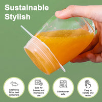Vodlans™ Reusable Silicone Lids — 6 PCS Stretch Bowl & Pot Covers
