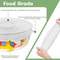 Vodlans™ Reusable Silicone Lids — 6 PCS Stretch Bowl & Pot Covers