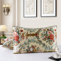 1pc Luxurious 100% Mulberry Silk Pillowcase with Zipper Closure - Soft Leopard Print, Polka Dot & Floral Designs, Skin-Friendly & Durable, Multiple Colors Available