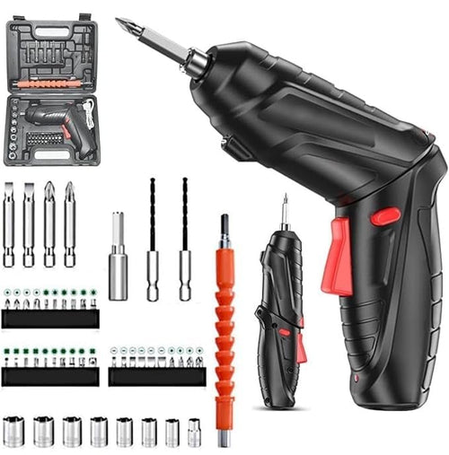 47-in-1 Electric Screwdriver Set | Cordless Drill Driver Machine | Portable DIY Tool Kit