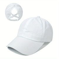 1X Summer Quick-Dry Men'S Ponytail Baseball Cap, Hat, Women'S Sports Cap, Camping Hat