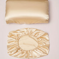 1pc Luxury Satin Pillowcase- Elegant Red, Pink, Green, Purple, Yellow, Teal, Golden, Brown, Orange, Navy, Burgundy