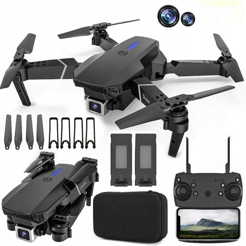 E88 Pro Max 4K Foldable Drone | FPV Live Video | Altitude Hold | One-Key Takeoff & Landing | RC Drone for Kids & Adults