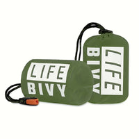 1/2pcs Emergency Sleeping Bag, Survival Bivy Sack, Emergency Blanket, Survival Gear for Outdoor Hiking Camping