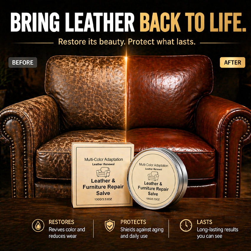 Vodlans™ Leather Repair & Restore Balm – Make Old Leather Look New Again