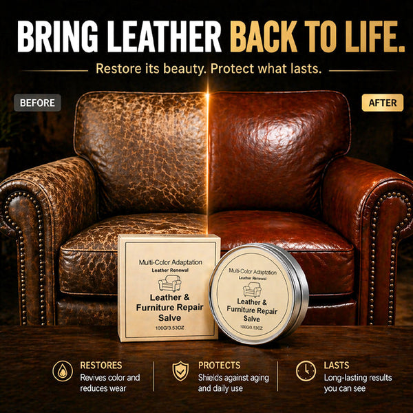 Vodlans™ Leather Repair & Restore Balm – Make Old Leather Look New Again