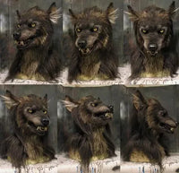 WolfLux LED Werewolf Mask | Glowing Eyes & Movable Ears for Perfect Cosplay & Halloween Costume