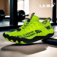 Men's Wading Shoes, Anti-Slip, Breathable Knit Mesh Indoor Yoga Shoes, Wide Toe Box