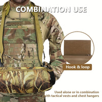AYAMAYA Tactical Hand Warmer Pouch - Camo Hunting Hand Warmer with Adjustable Waist/Shoulder Strap, 600D Oxford & PVC Coating, Portable -Free Warmth for Outdoor Survival, Hiking, Camping, Hunting (Fits Waist Up to 51.96")