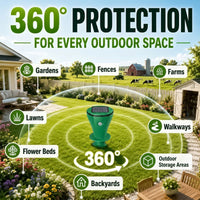 🔥Hot Sale 50% OFF☘️Vodlans™ Solar Powered Waterproof Screw Mole Repellent