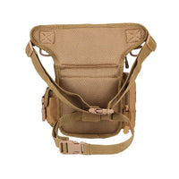 Men's Tactical Waist Bag Leg Hanging B Type Cross Leg Belt Outdoor Riding Hiking Thigh Bag