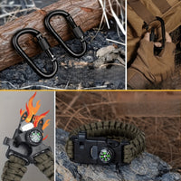 Versatile Outdoor Emergency Kit]Compatible with MOLLE System, This Survival First Aid Set Is a Must-Have for Camping, Hunting, Hiking, And Fishing. A Universal Emergency Gear Suitable for Both Men And Women, It Makes a Practical Gift Option
