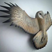 Wood Wall Decoration – Owl “Majestic”