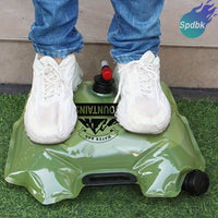 2.11gal Portable Water Container with Faucet - Foldable, Lightweight & Durable PET Material, Ideal for Camping, Hiking, Travel & Outdoor Activities, Camping Water Jug