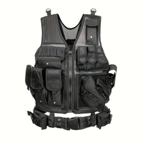 Quick Release Multi-Functional Breathable Vest for Outdoor Adventure, Camping, Hiking, Fishing, Training