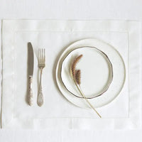 6 Pieces White Hemstitch Napkins Cocktail Napkin For Party Wedding Lace Napkin Table Cloth Linen Napkins Cotton Napkin