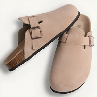 Clogs Slip On Shoes Closed Toe Cork Footbed Casual Mules