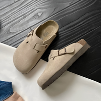 Clogs Slip On Shoes Closed Toe Cork Footbed Casual Mules