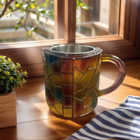 Coffee Mug Glass Book Mug Literary Style Drinkware Cup