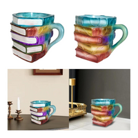 Coffee Mug Glass Book Mug Literary Style Drinkware Cup