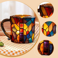 Coffee Mug Glass Book Mug Literary Style Drinkware Cup