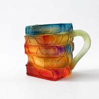 Coffee Mug Glass Book Mug Literary Style Drinkware Cup