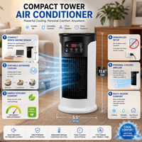 Aire Acondicionado Portátil Refrigerante Eficiente y Compacto