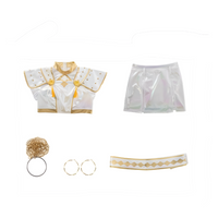 Costume Idol Outfit Holographic Stage Performance Set