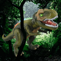 Dinosaur Toy Remote Control Walking Roaring Interactive Figure